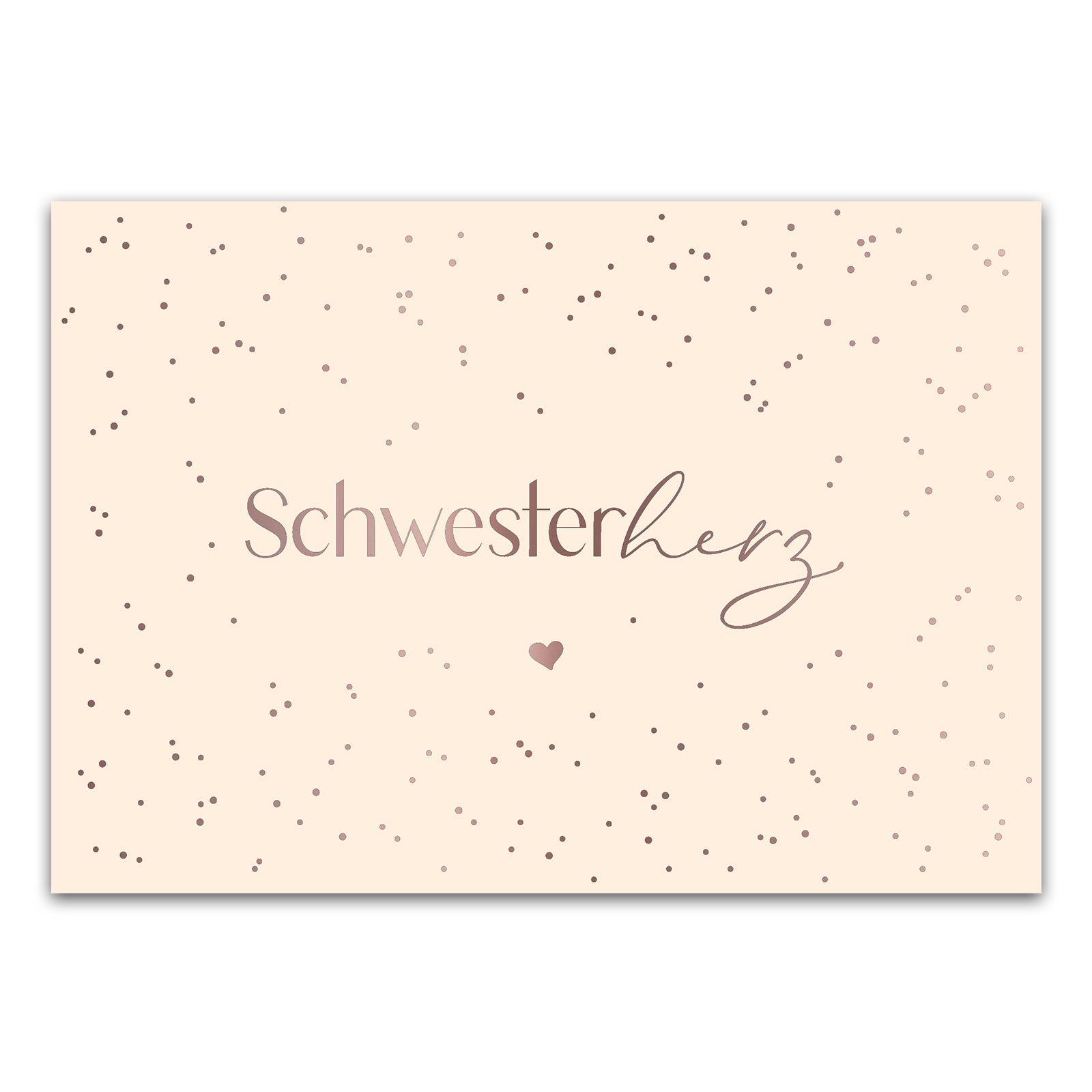 Postkarte "Schwesterherz"