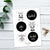 Stickerbogen Set "Panda" mit 24 Stickern