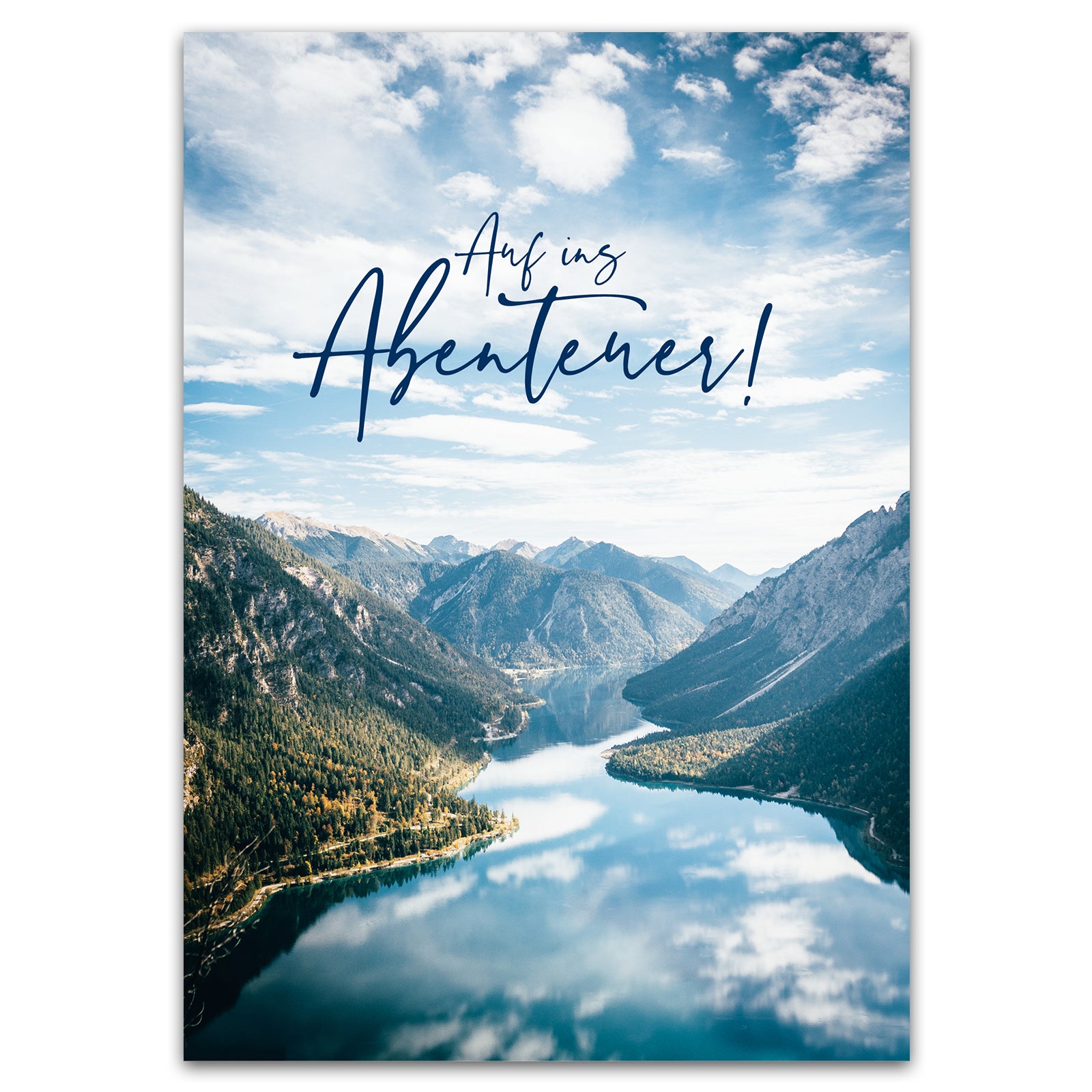 Postkarte "Auf ins Abenteuer!"