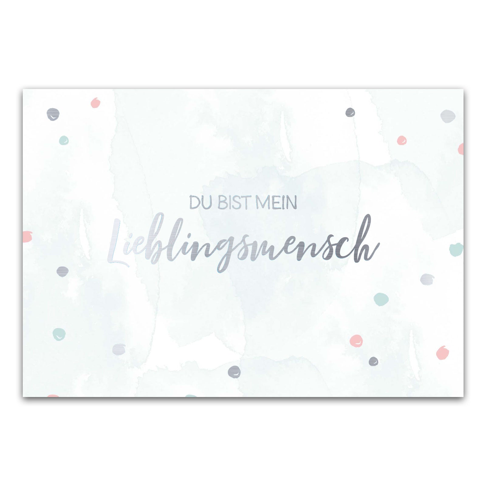 Postkarte "Du bist mein Lieblingsmensch"