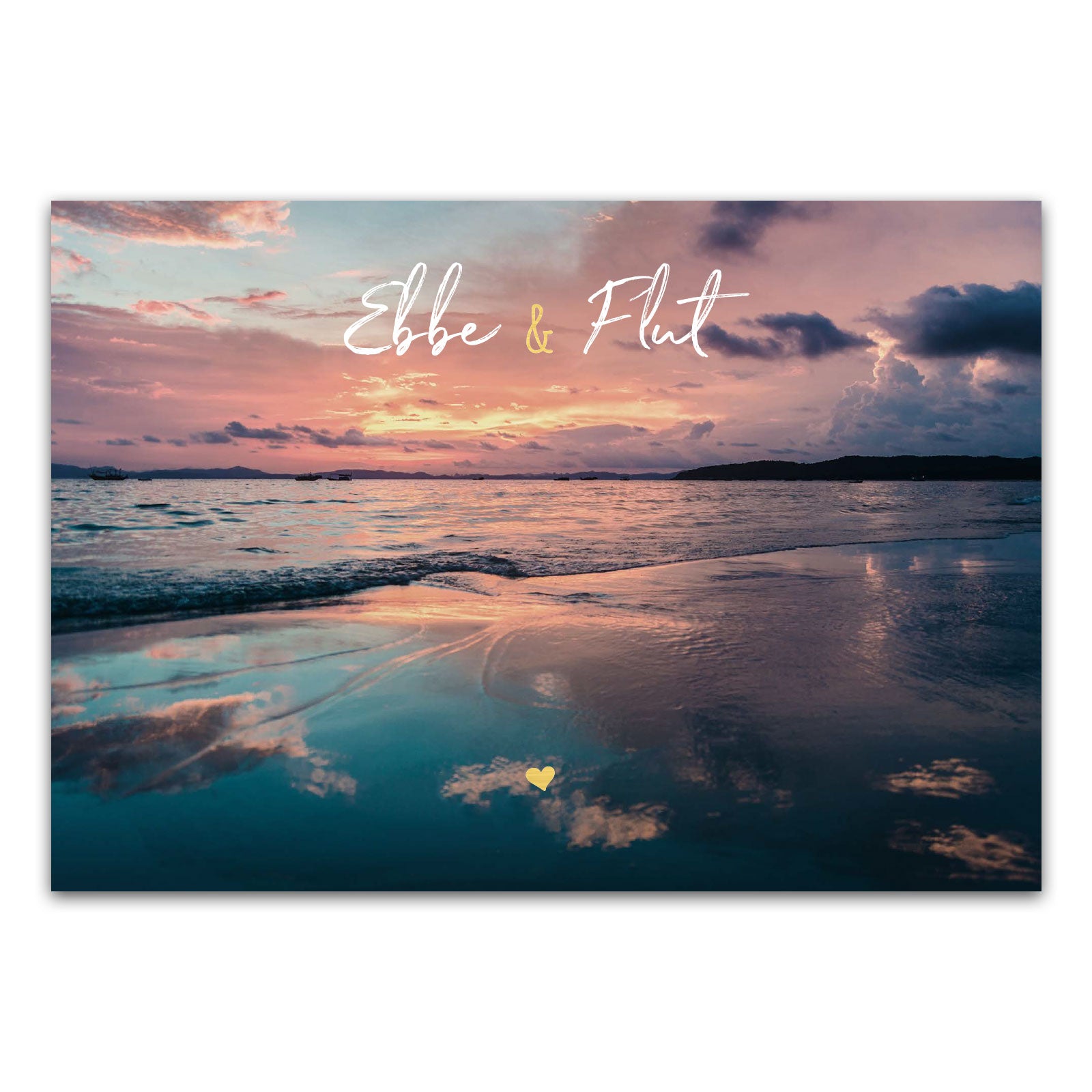 Postkarte "Ebbe & Flut"