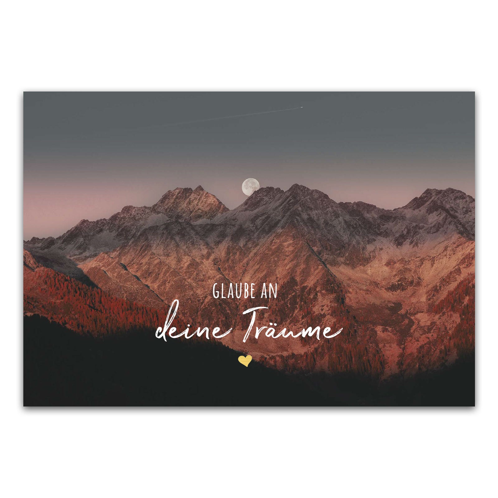 Postkarte "Glaube an deine Träume"
