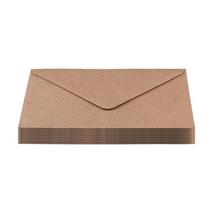 Kraftpapier Umschlag für Postkarten und Grußkarten im Vintage-Look
