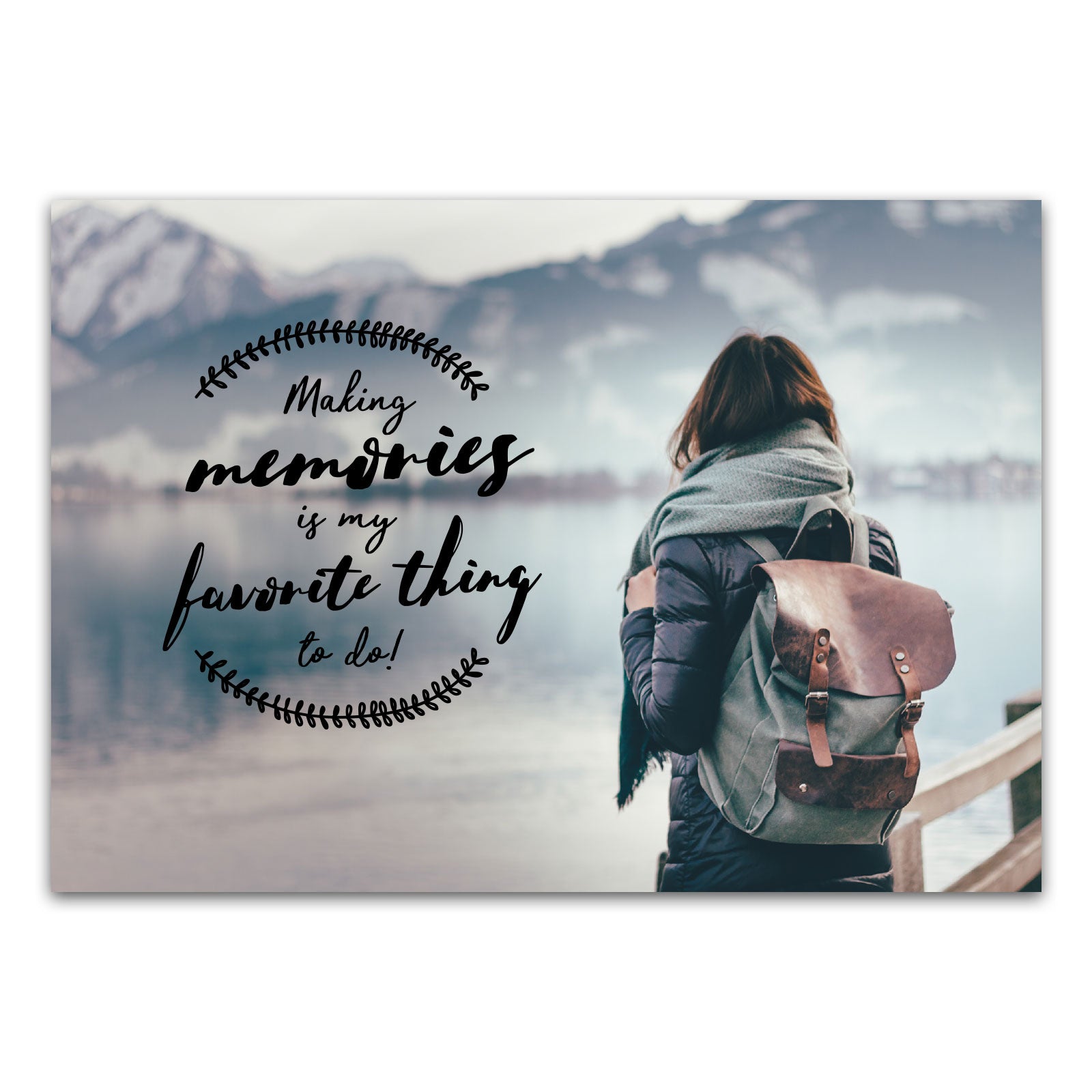 Postkarte "Making memories is my favourite thing to do"