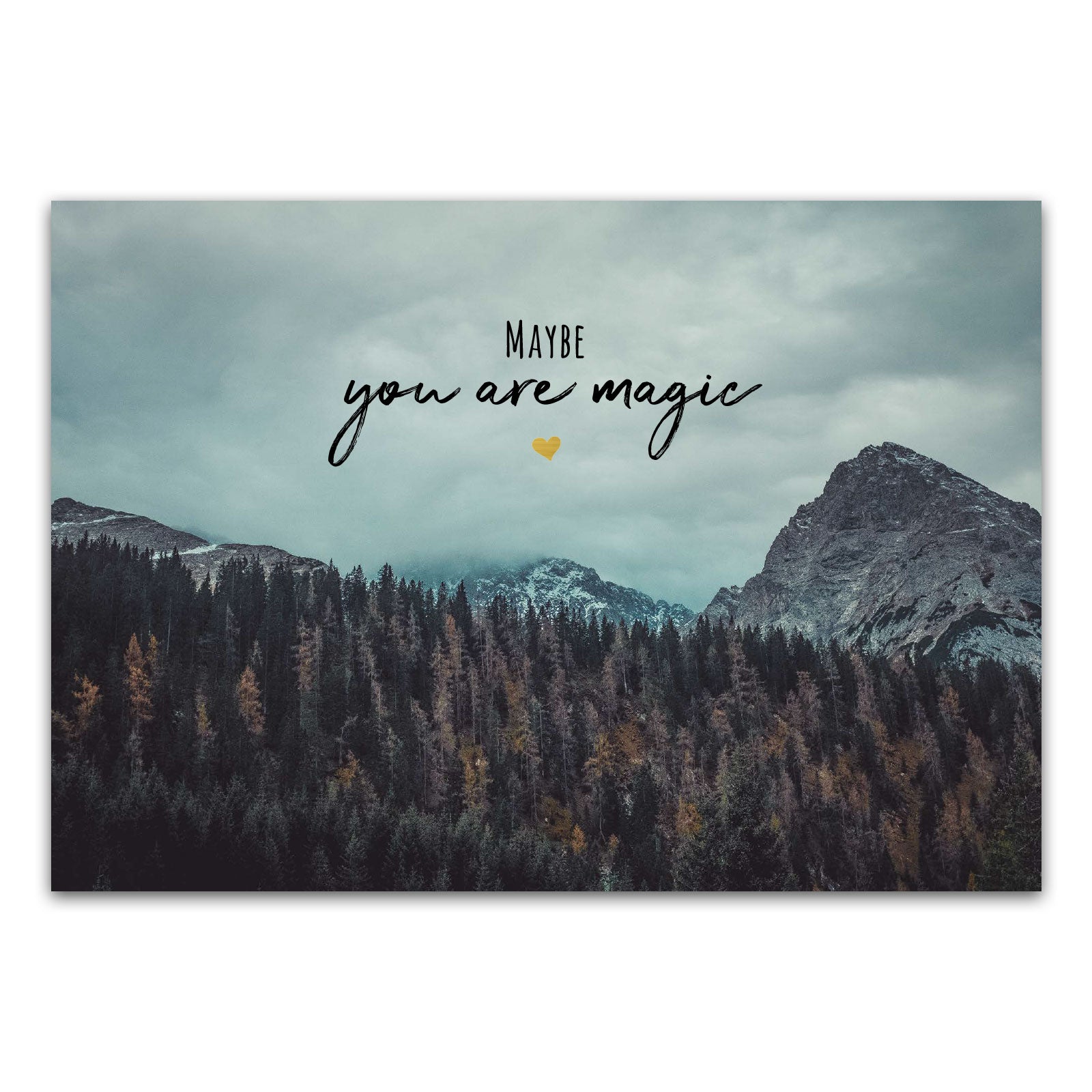 Postkarte "Maybe you are magic"