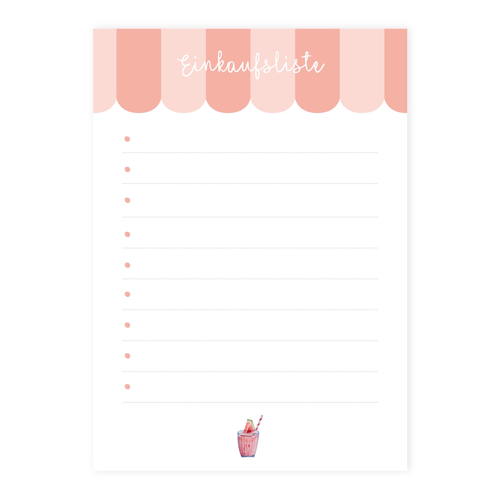 Notizblock "Einkaufsliste" DIN A6