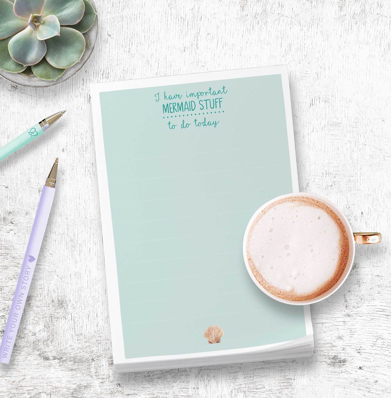 Notizblock "Mermaid Stuff" DIN A6