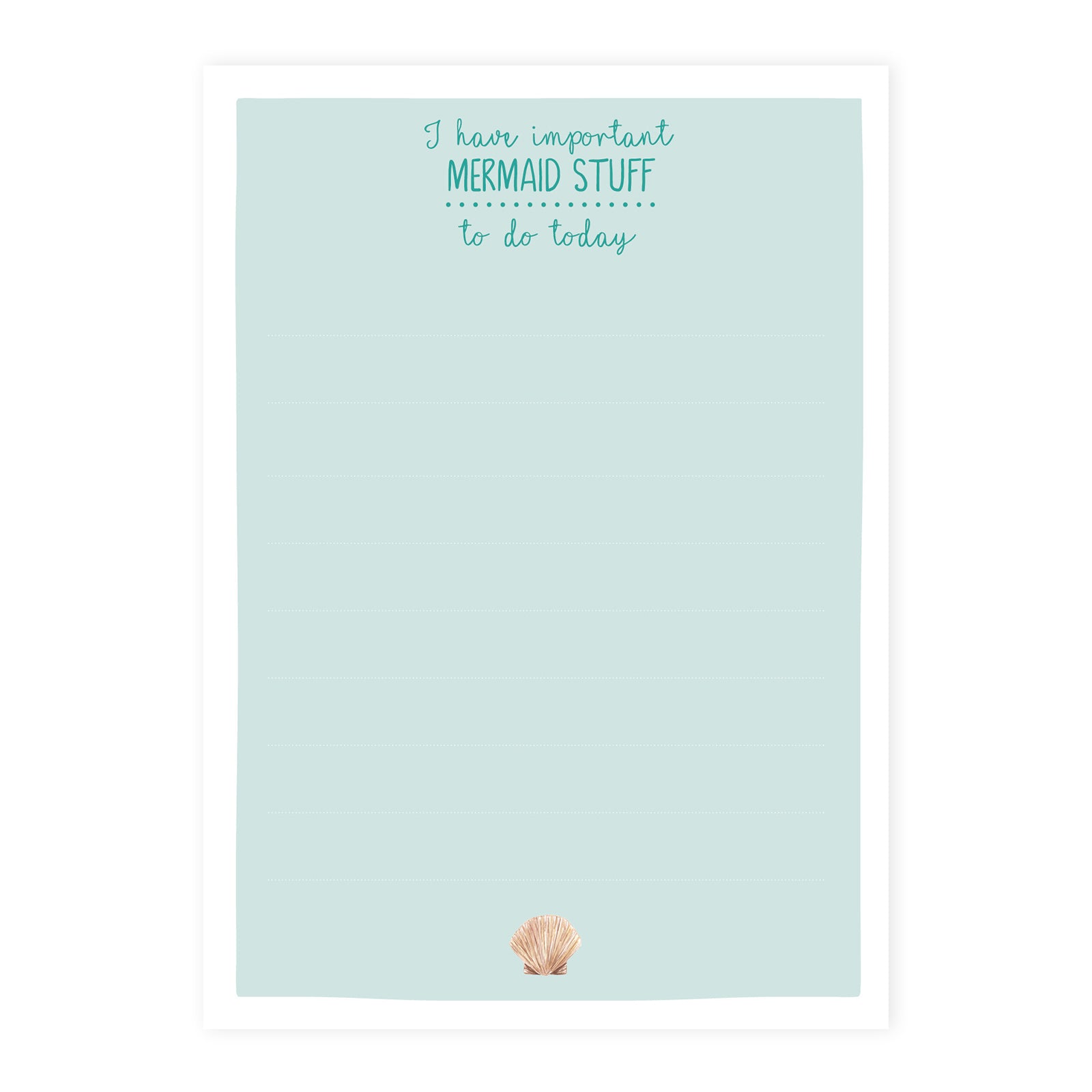 Notizblock "Mermaid Stuff" DIN A6