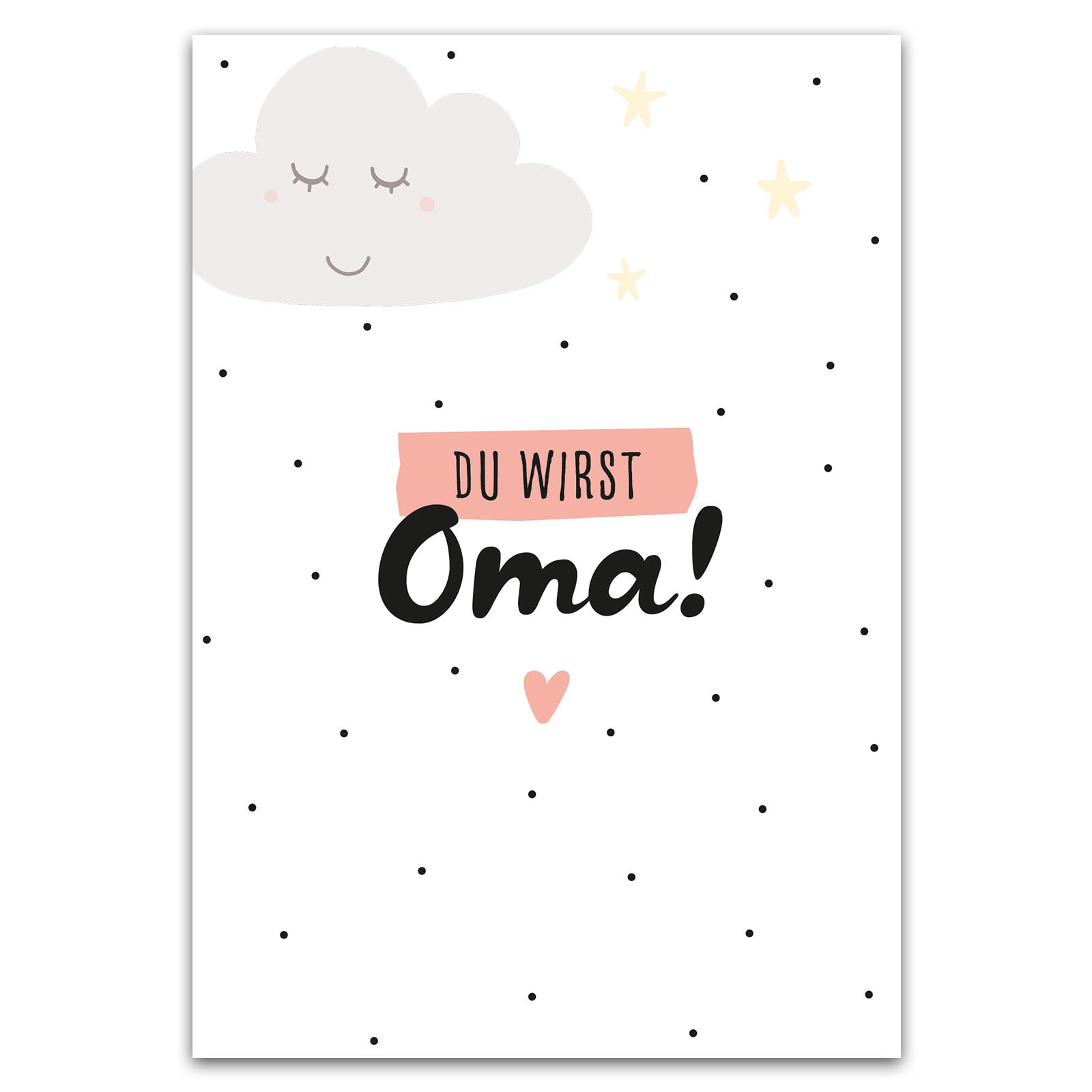 Postkarte "Du wirst Oma"