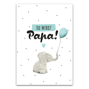 Postkarte "Du wirst Papa"