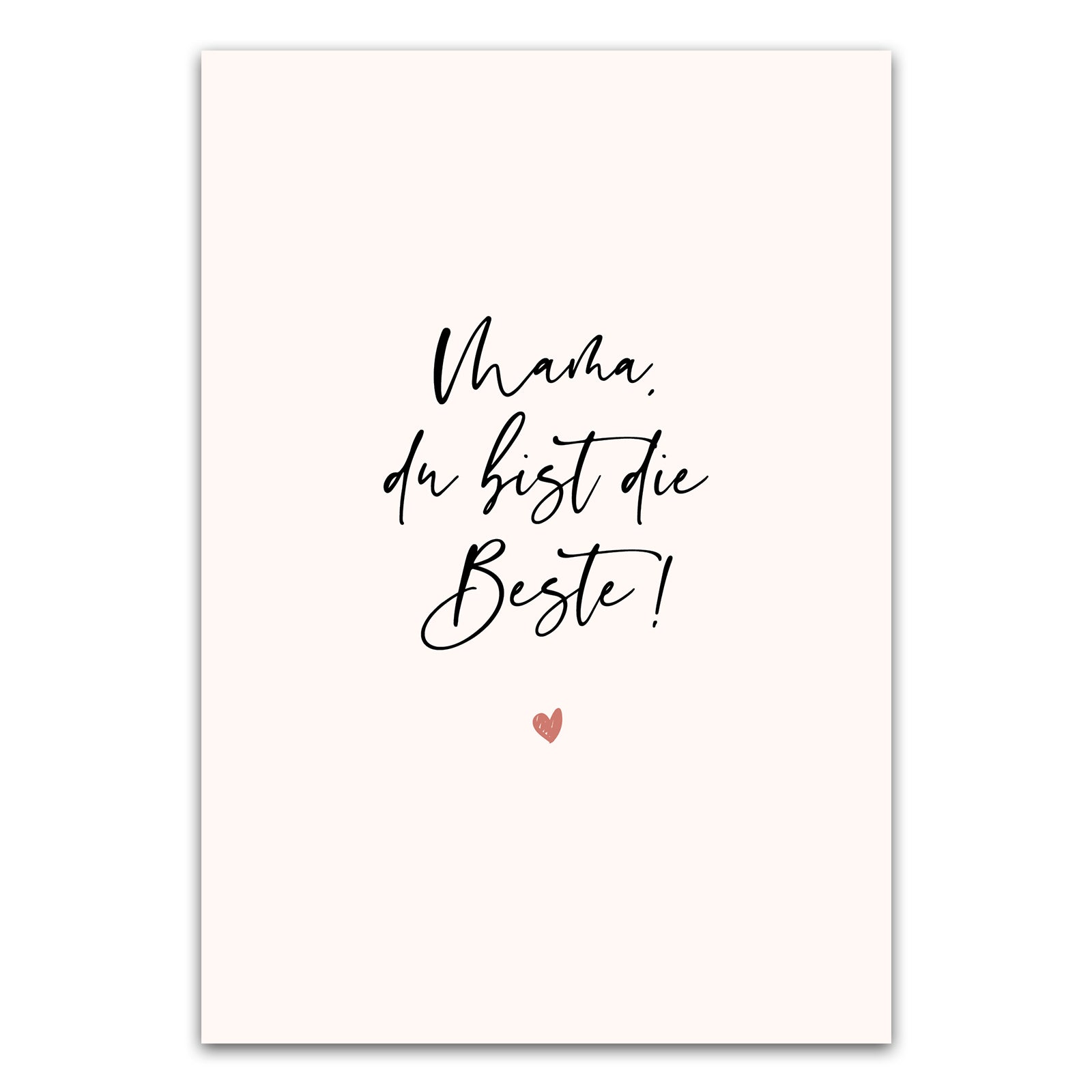 Postkarte "Mama, Du bist die Beste!"