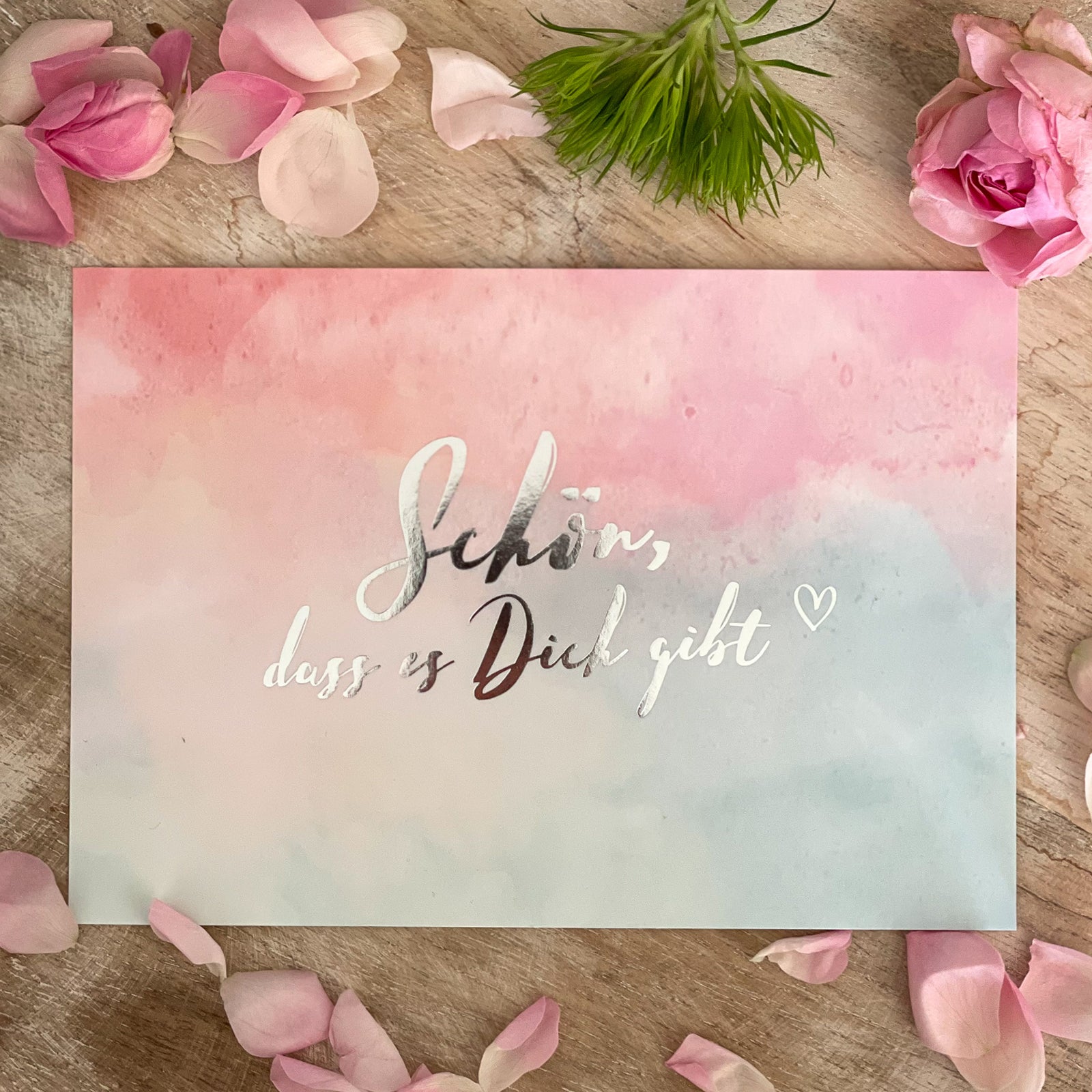 Postkarte "Schön, dass es Dich gibt"