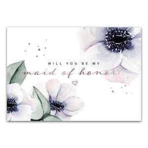 Postkarte "Will you be my maid of honor?"