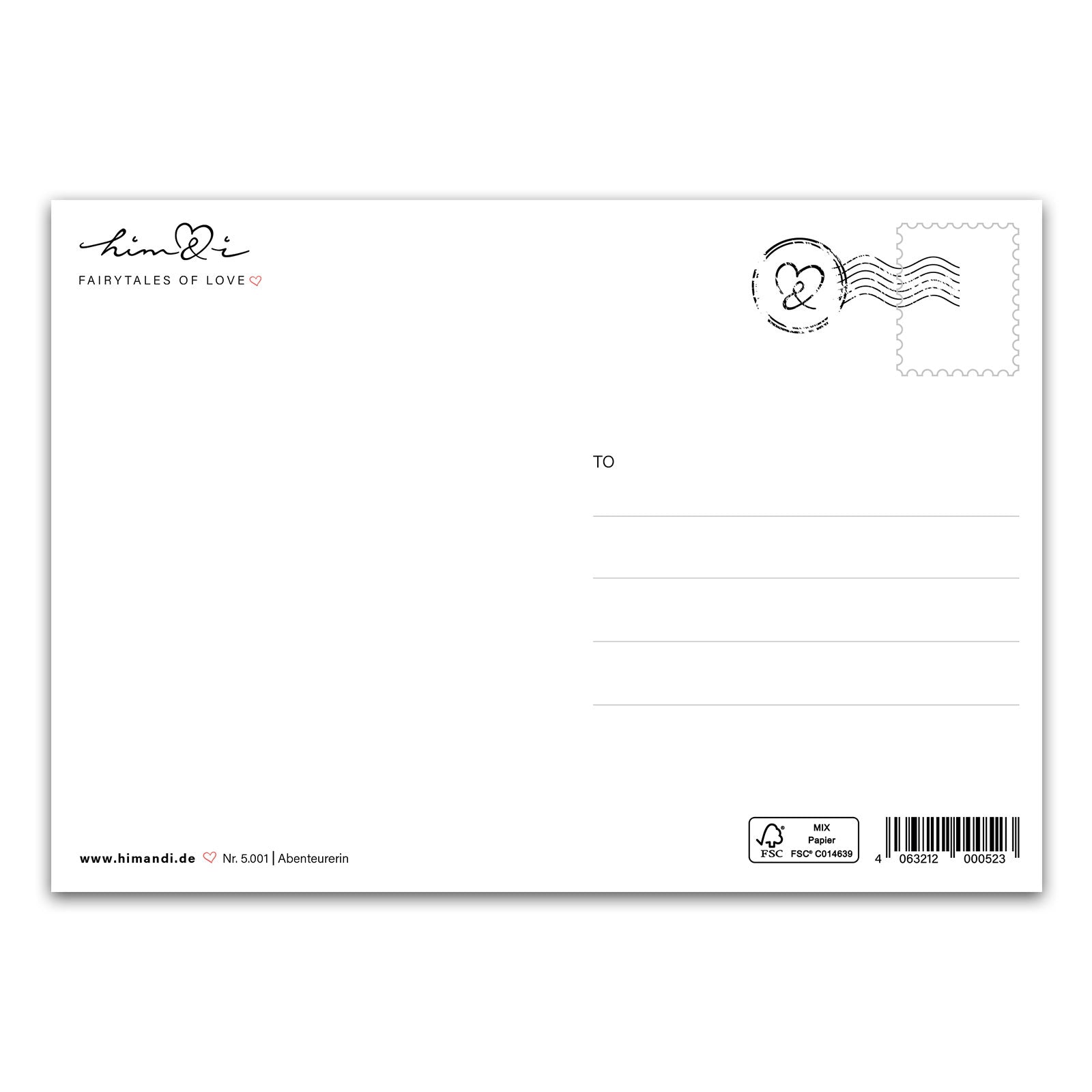 Postkarte "Abenteurerin"