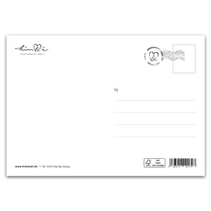 Postkarte "Life is beautiful and so are you. Happy Birthday!"