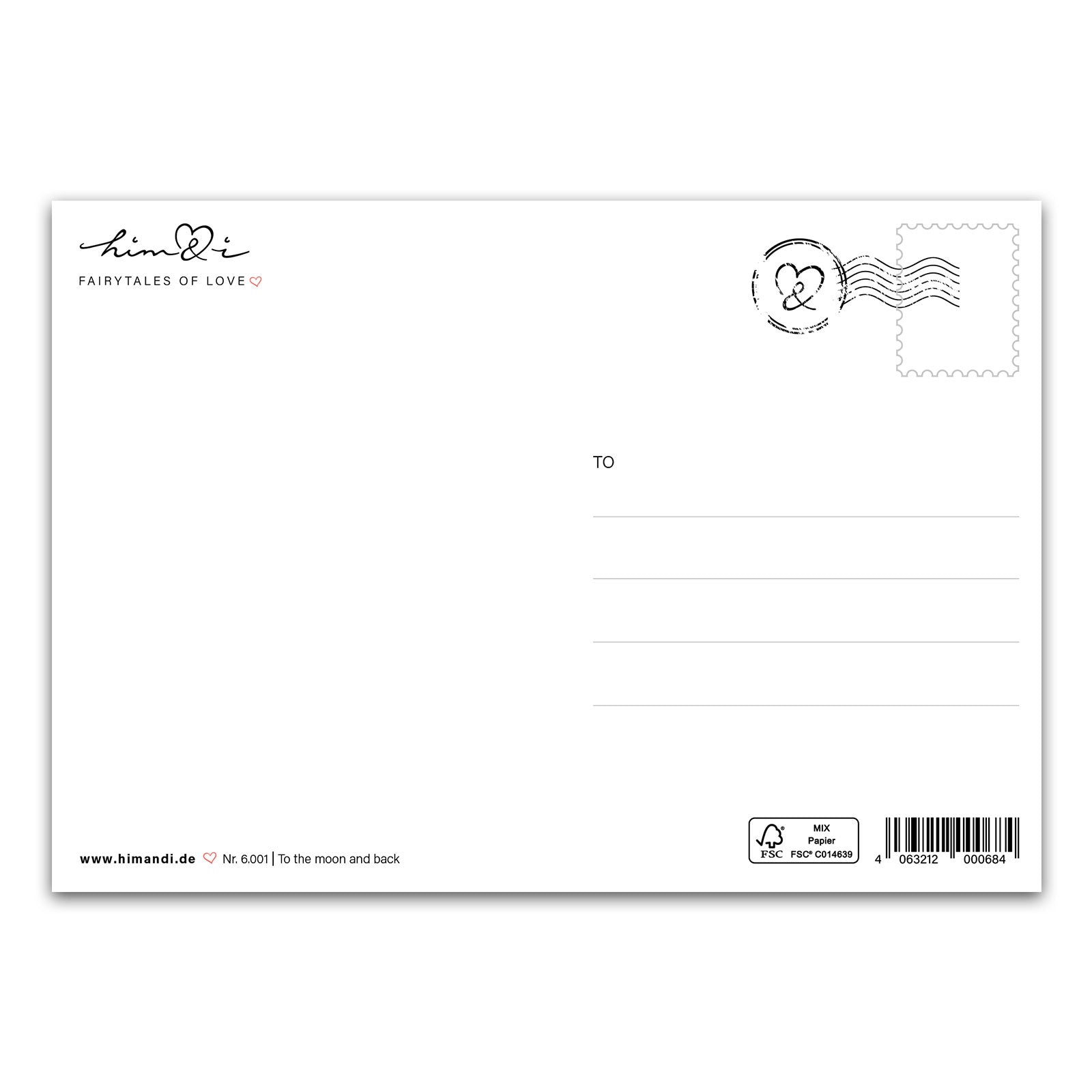 Postkarte "Schön doof, so ohne Dich..."