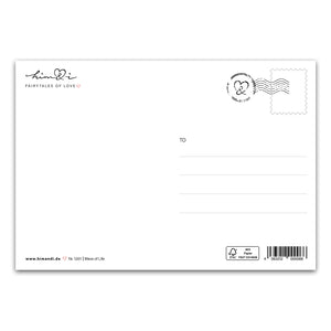 Postkarte "Difficult roads often lead to beautiful destinations"