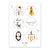 Stickerbogen Set "Adventskalender" mit 24 Stickern