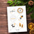 Stickerbogen Set "Adventskalender" mit 24 Stickern
