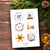 Stickerbogen Set "Adventskalender" mit 24 Stickern