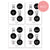 Stickerbogen Set "Panda" mit 24 Stickern