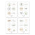 Stickerbogen Set "stay classy" mit 24 Stickern