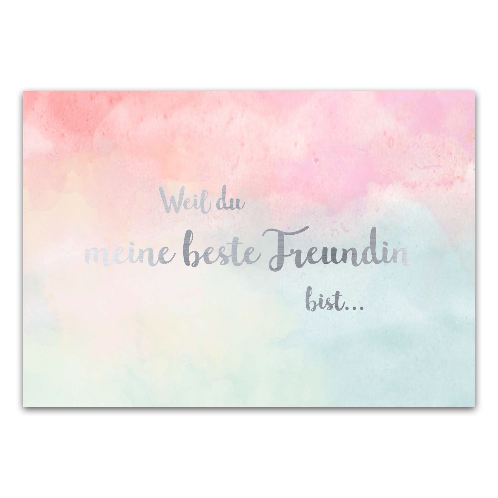 Postkarte "Weil du meine beste Freundin bist"